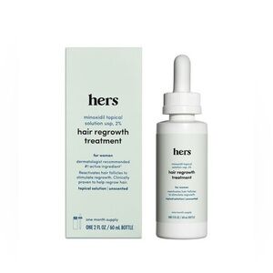 hers Minoxidil 2% Topical Hair Regrowth Treatment NIB